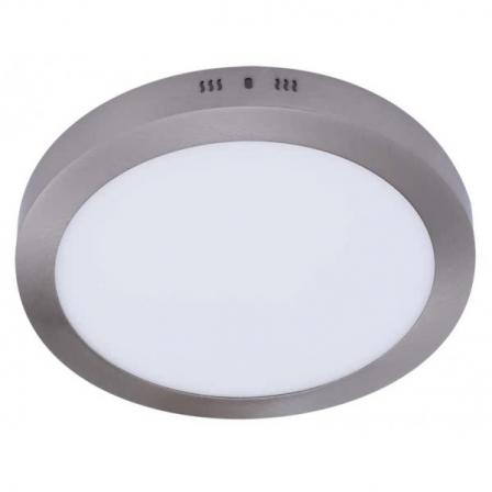 Downlight Sup.red. 18w 4000k Aquiles Led Niquel 1425 Lm 22,5dx4h