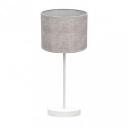 Sobremesa Jerte 1xe14  Blanco/cemento Gris 42x17x17 Cm