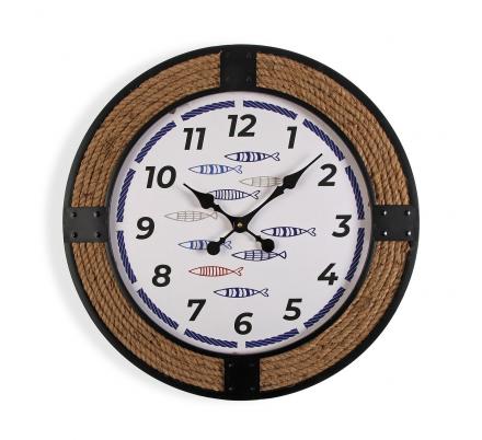 RELOJ PARED 60CM FISH
