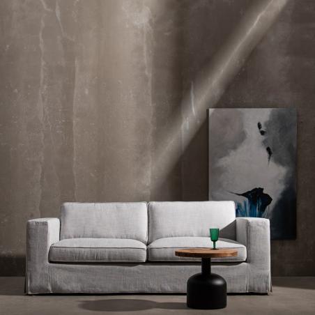 SOFÁ 3 PLAZAS GRIS TEJIDO SIENA 222 X 95 X 80 CM