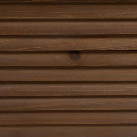 CONSOLA NATURAL-NEGRO MADERA-METAL 134 X 32 X 83 CM