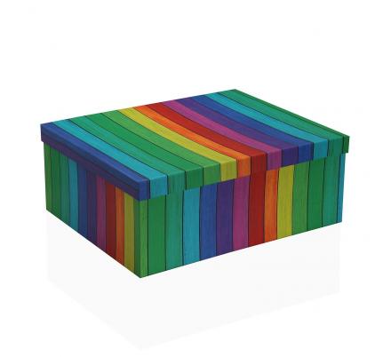 SET 15 CAJAS CARTON RAINBOW