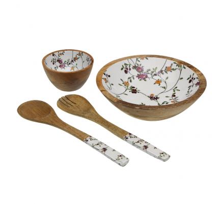 SET UTENSILIOS FLORES SILVERST