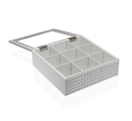 CAJA DE TE TEXTURA BLANCA