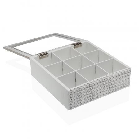 CAJA DE TE TEXTURA BLANCA