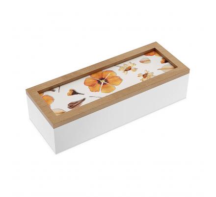 CAJA RECTANGULAR PETALOS