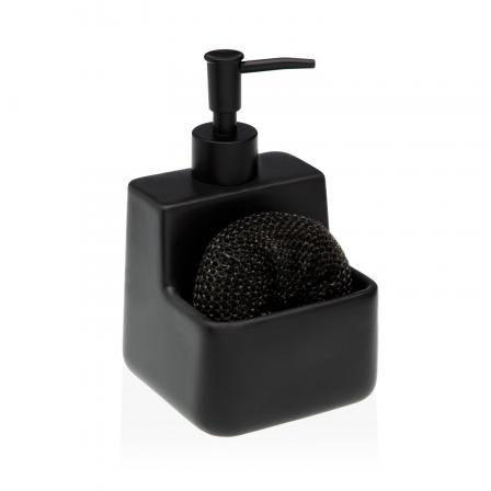 DISPENSADOR ESTROPAJERO NEGRO