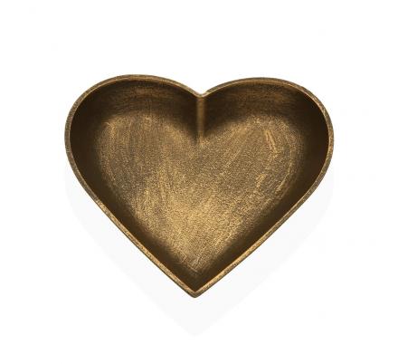 CENTRO DE MESA CORAZON GOLD