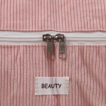 CAJA ALMACENAMIENTO CORDUROY ROSA L