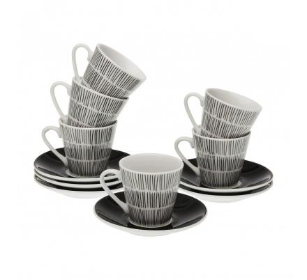 SET 6 TAZAS CAFE  NEW LINES