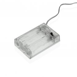 ESTRELLA PLATEADA EN 3D LUMINOSA 50CM