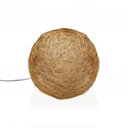 BOLA DORADA EN 3D LUMINOSA 15CM