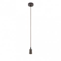 Arm.colgante Puja 1xe27 Marron Regx10x10 Cm