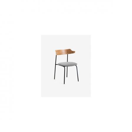 Silla Comedor Oly Roble-Gris