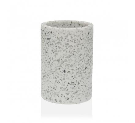 PORTACEPILLOS TERRAZO WHITE