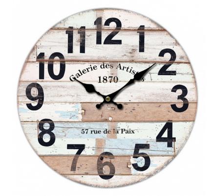 RELOJ DE PARED MADERA 29CM