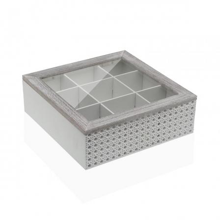 CAJA DE TE TEXTURA BLANCA