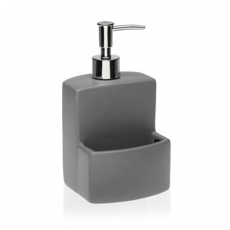 DISPENSADOR JABON  GRIS MATE