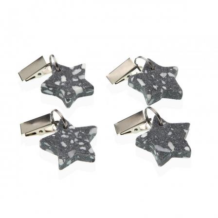 SET 4 PESOS MANTEL ESTRELLA