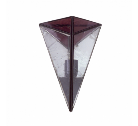 Aplique Piramide Violeta 1xe27 28x20