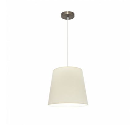 Colgante Maldivas 1xe27 Cuero/beis Regx35x35 Cm