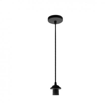 Armazon Colgante Disco P/pantalla Negro 1xe27 REgx10x10 Cm