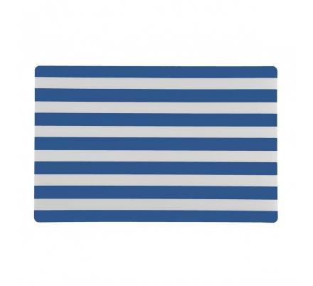 SALVAMANTEL RAYAS AZUL