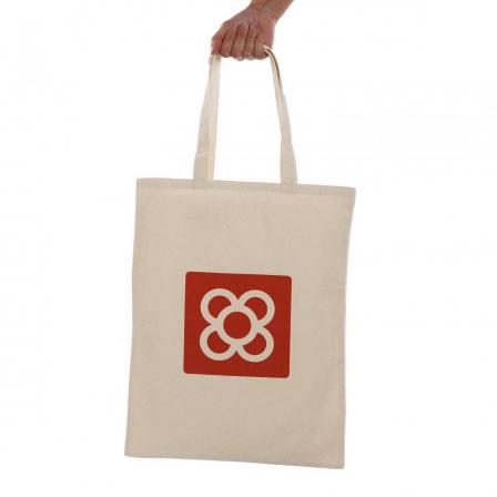 BOLSO COMPRA BALDOSA BARCELONA ROJO