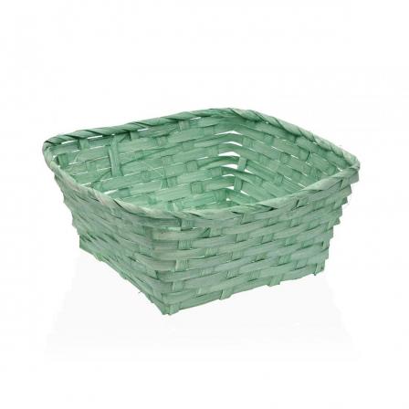 CESTA CUADRADA DE 20 X 20 AZUL