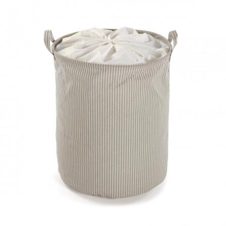 CESTO ROPA CON TAPA BEIGE