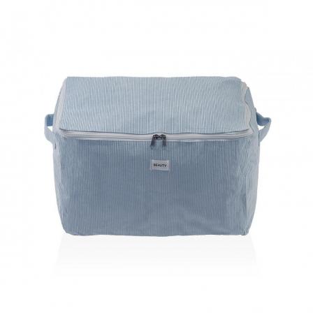CAJA ALMACENAMIENTO CORDUROY AZUL M