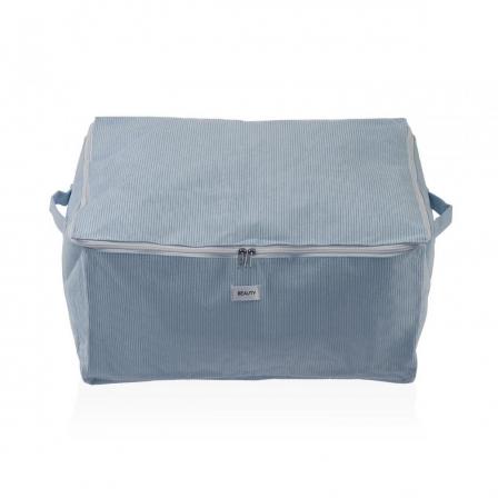 CAJA ALMACENAMIENTO CORDUROY GRIS OSCURO L
