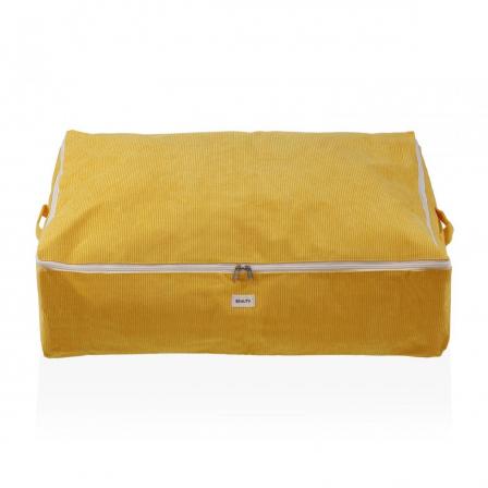 CAJA ALMACENAMIENTO CORDUROY AMARILLA XL