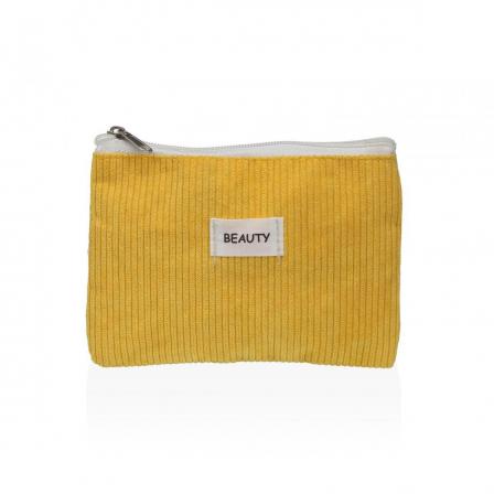 NECESER CORDUROY AMARILLO 17X12CM