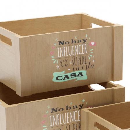 SET 3 CAJAS MADERA INFLUENCER