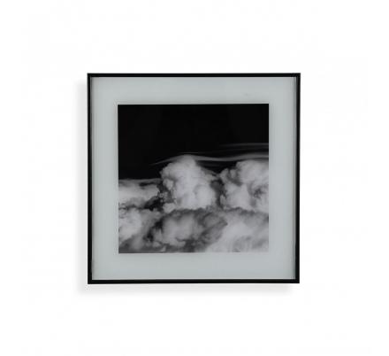 CUADRO CRISTAL NUBES 30X30