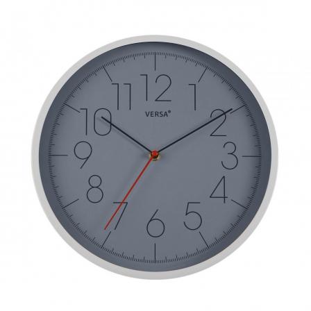 RELOJ DE PARED GRIS CEMENTO