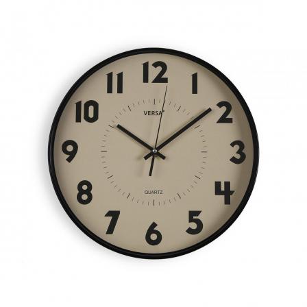 RELOJ DE PARED BEIGE 30CM