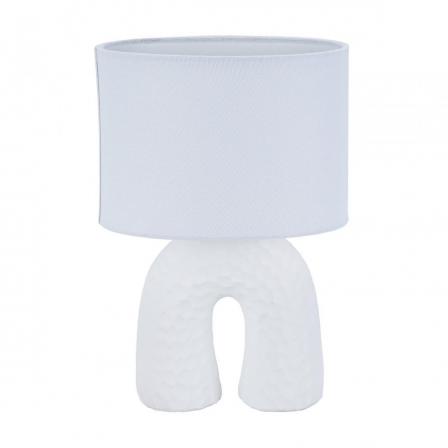 LAMPARA DE MESA ARCO BLANCO