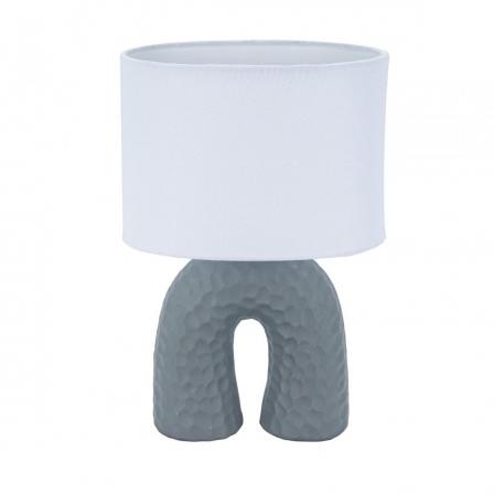 LAMPARA DE MESA ARCO GRIS