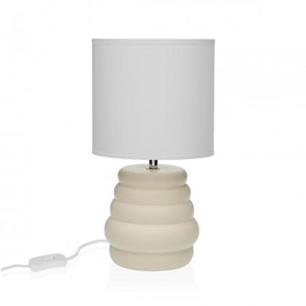 LAMPARA DE MESA BEIGE