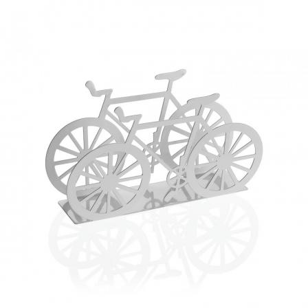 SERVILLETERO BICI METALICA BLANCA
