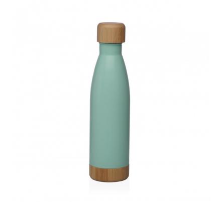 BOTELLA VERDE MATE  500ML ACERO INOXIDABLE