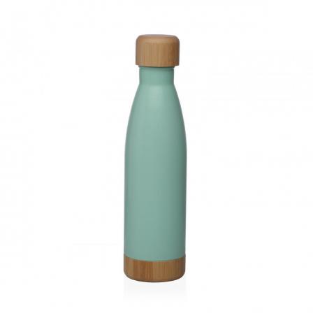 BOTELLA VERDE MATE  500ML ACERO INOXIDABLE