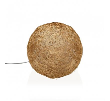 BOLA DORADA EN 3D LUMINOSA 15CM