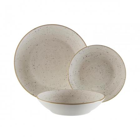 VAJILLA 18 PIEZAS ALBA CREAM