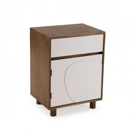 MESITA DE NOCHE 2 CAJONES EAMES