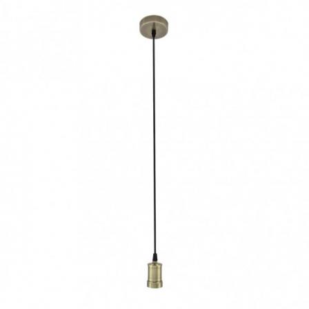 Arm.colgante Puja 1xe27 Cuero Regx10x10 Cm