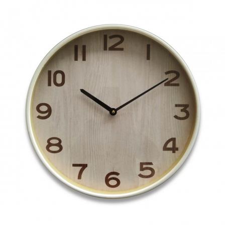 RELOJ PARED BLANC MADERA 40 CM