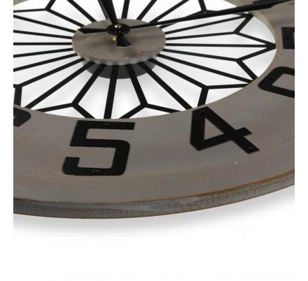 RELOJ PARED MADERA ESTRELLA